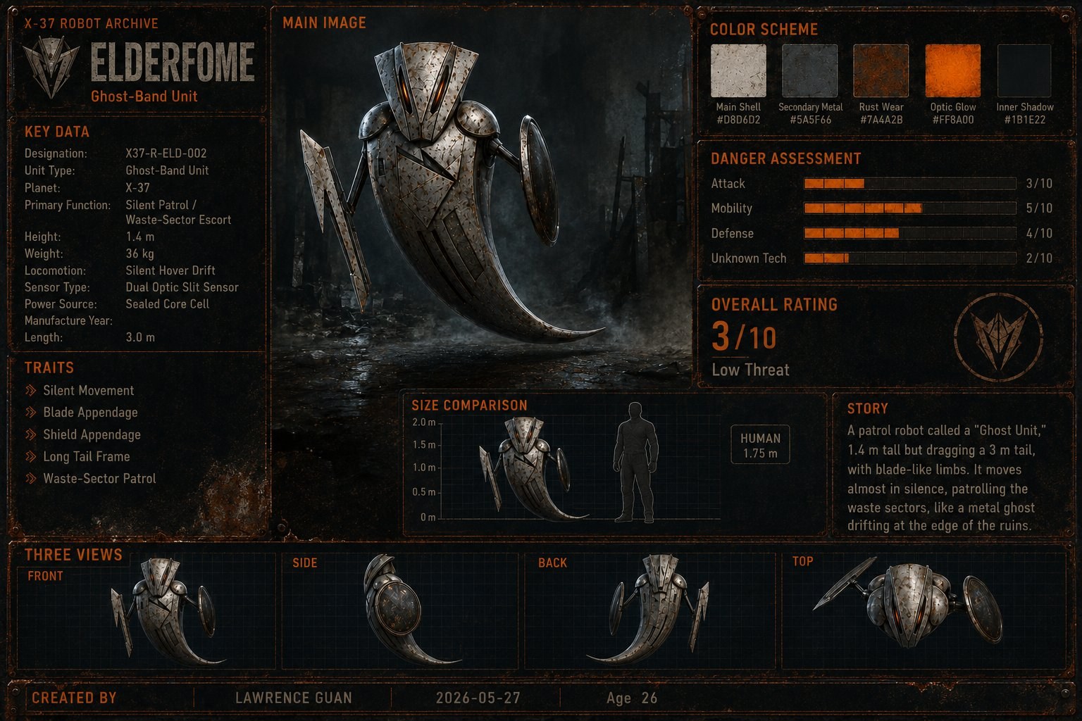 ELDERFOME 艾德方机器人 档案