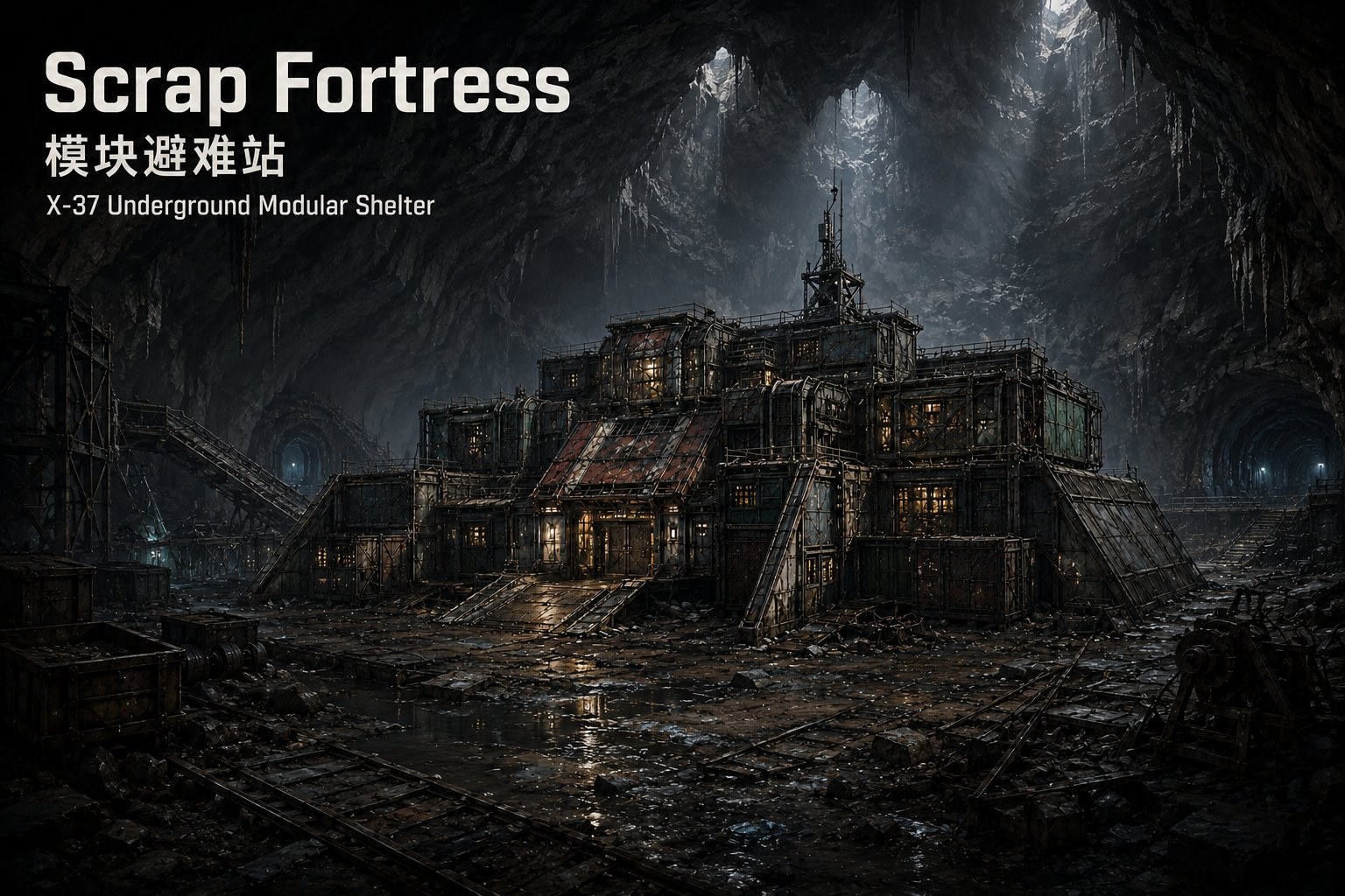 模块避难站 / Scrap Fortress