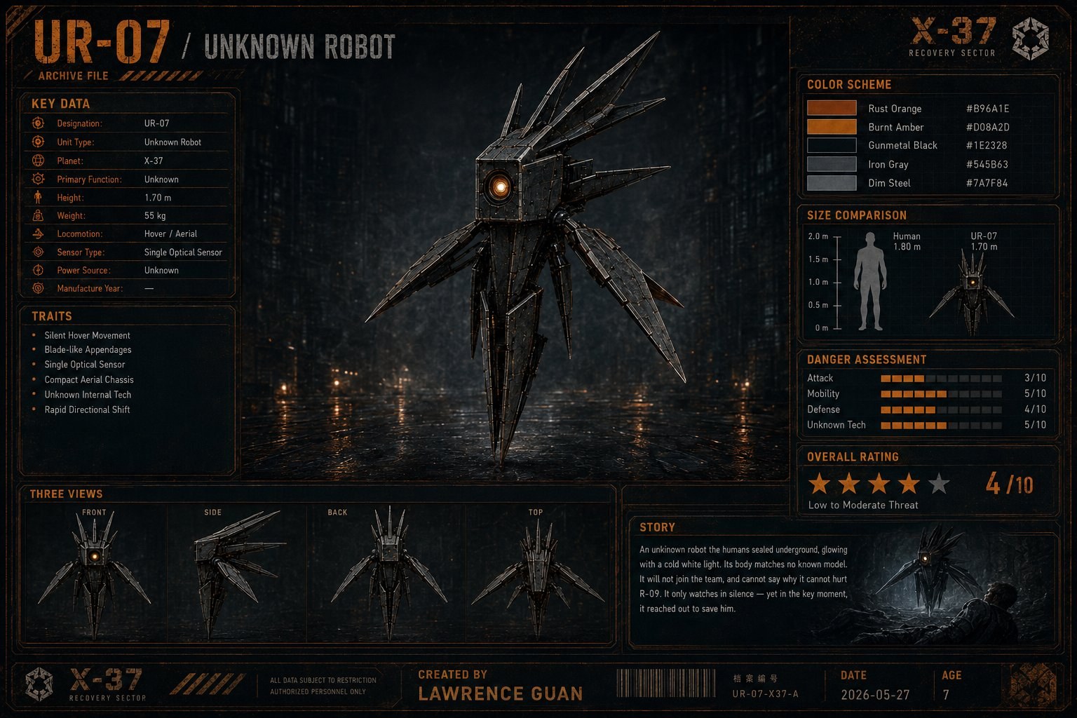 UR-07 · 未知机器人 档案